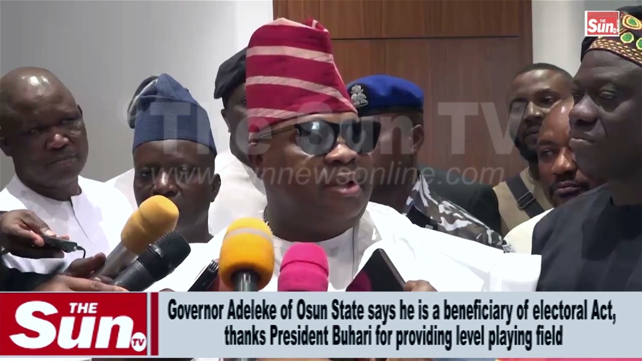 I benefitted from Electoral Act, Adeleke says after meeting with Buhari (VIDEO)