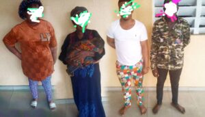 Four-suspected-child-traffickers-arrested-by-policemen-in-Rivers