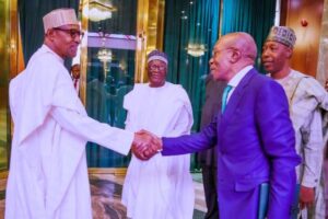 President-Muhammadu-Buhari-receives-in-audience-Dr-Sidi-Ould-Tah-DG-of-the-Arab-Bank-for-Economic-Development-640×427