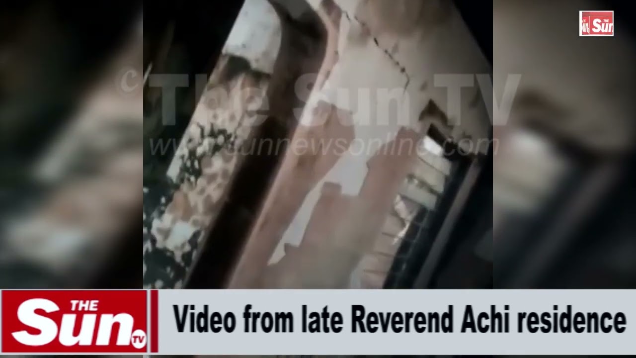 Scenes from residence of Catholic Priest, Rev’d Achi burnt to death by bandits (VIDEO)