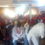Cross-section of the traditional rulers during the meeting at Ogoja on Wednesday