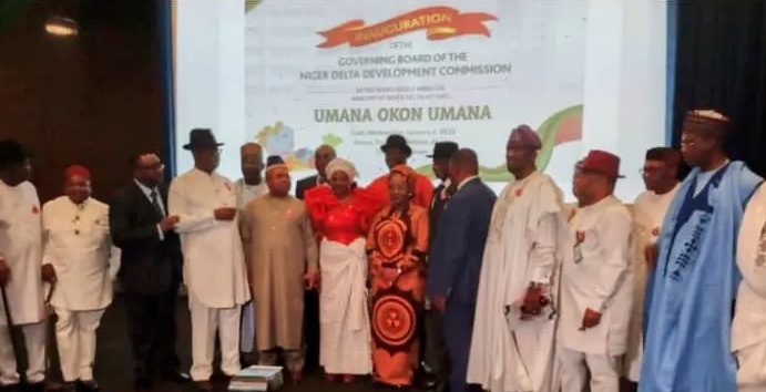 FG inaugurates NDDC board