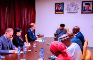 VP Yemi Osinbajo meets with EU delegation