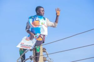 Nigeria Decides 2023: Gombe youths mount utility poles to protest power cuts