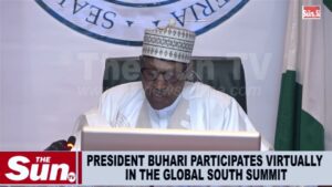 Buhari participates virtually in The Global South Summit (VIDEO)