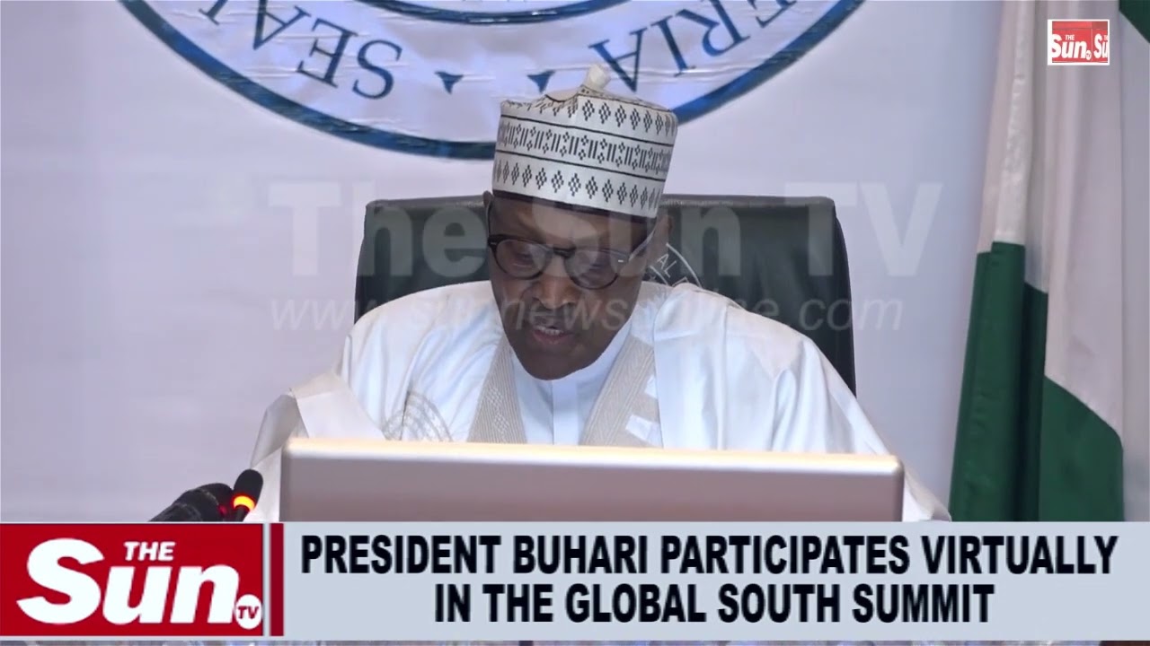 Buhari participates virtually in The Global South Summit (VIDEO)