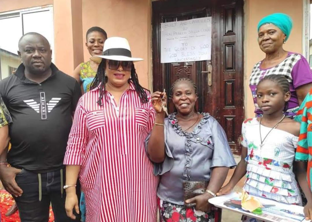 Senator Oduah builds, donate house to widow in Onitsha