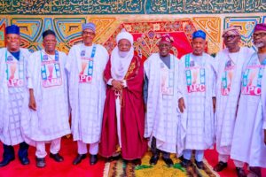 Buhari presents Tinubu to Katsina Emirate Council, calls for support