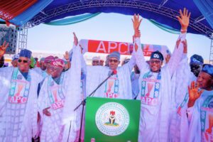 Progressive governors dance for Tinubu, Shettima in Katsina