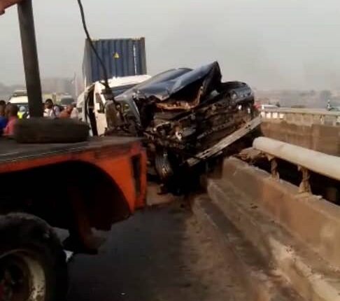 LASTMA rescues accident victims on Kara bridge; 1 dead