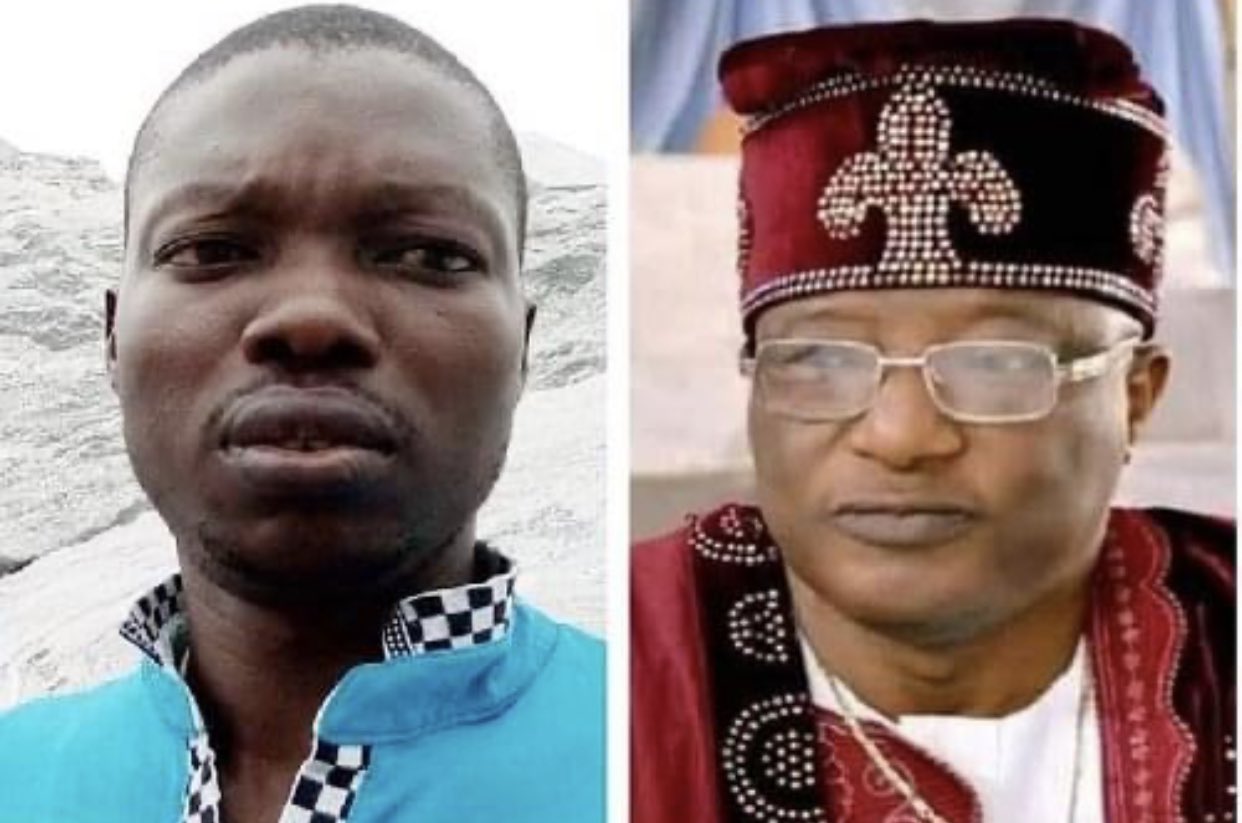 Timothy Adegoke (L), Dr Rahman Adedoyin (R)