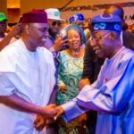 Ekiti Governor Biodun Oyebanji (L), President-elect Bola Tinubu (R)