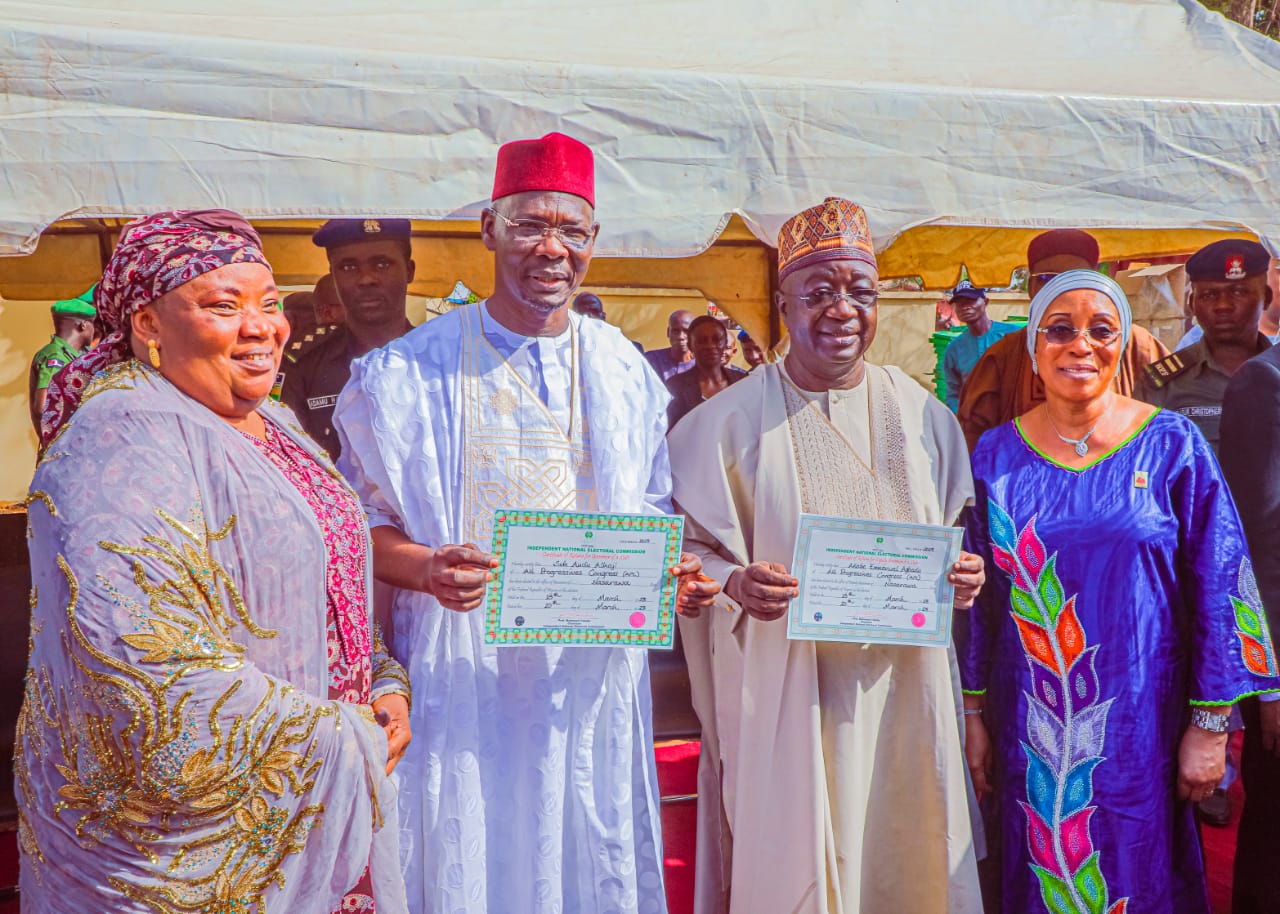 Nasarawa: Sule receives certificate of return, lauds INEC, security agencies