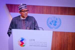 Nigerian-President-Muhammadu-Buhari-in-Doha