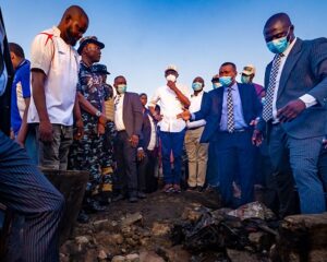 SANWO-VISIT-BURNT-MARKET