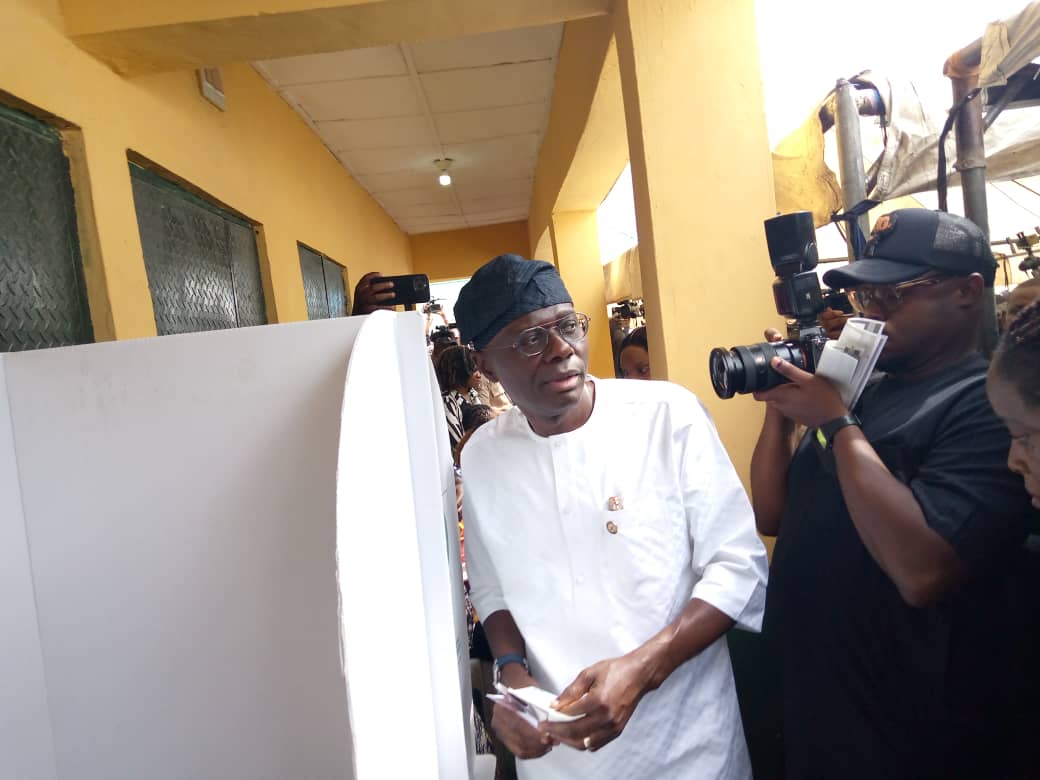 Sanwo-Olu, wife vote, says process not meant for violence