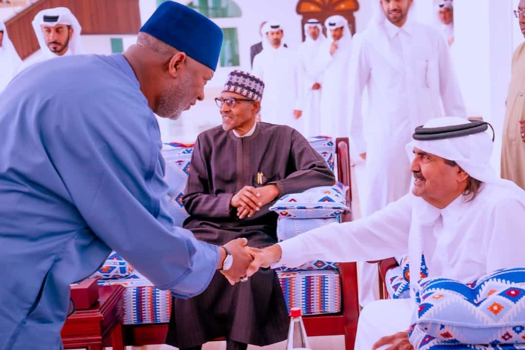 president-buhari-in-bilateral-meetings-with-father-amir-and-president-of-guinea