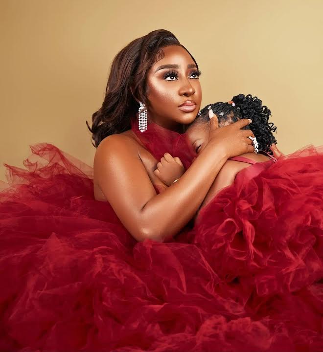 Actress Ini Edo celebrates daughter Light at 2