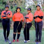 UBTH Golf Club Lady’s Captain with other lady golfers