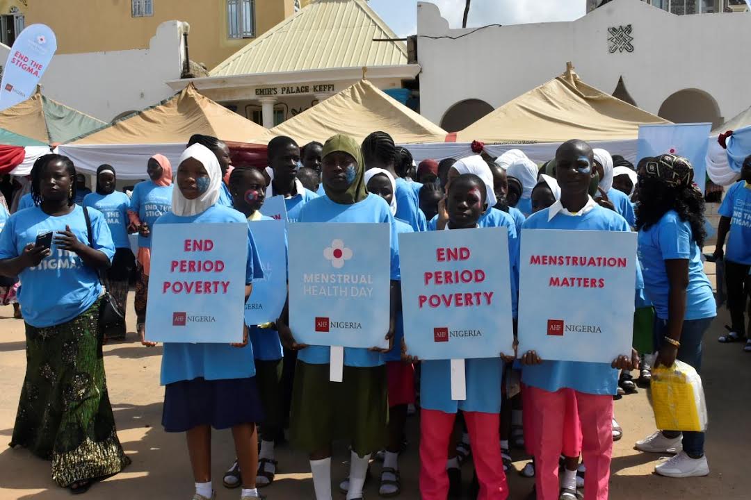 MH Day: AHF, stakeholders, establish sanitary pad bank in Keffi, enlighten students on menstrual health