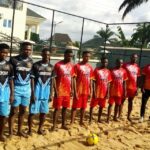 Players lined up for the tournament