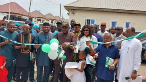 Soludo’s Chief Of Staff cutting the tape to the Estate