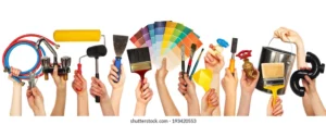 set-construction-tools-house-renovation-260nw-193420553