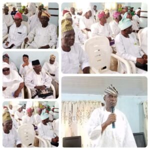 Ekiti pensioners at the prayer session
