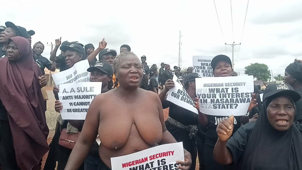 Nasarawa women’s naked protest targets political injustice