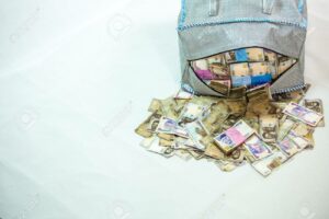Bag of Naira note Cash and local currencies