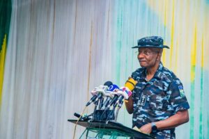 Acting-Inspector-General-of-Police-Olukayode-Egbetokun-while-addressing-Nigerian-Police-Chiefs-at-the-Force-Headquarters-in-Abuja-on-Friday-June-23