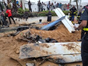 Helicopter-crash