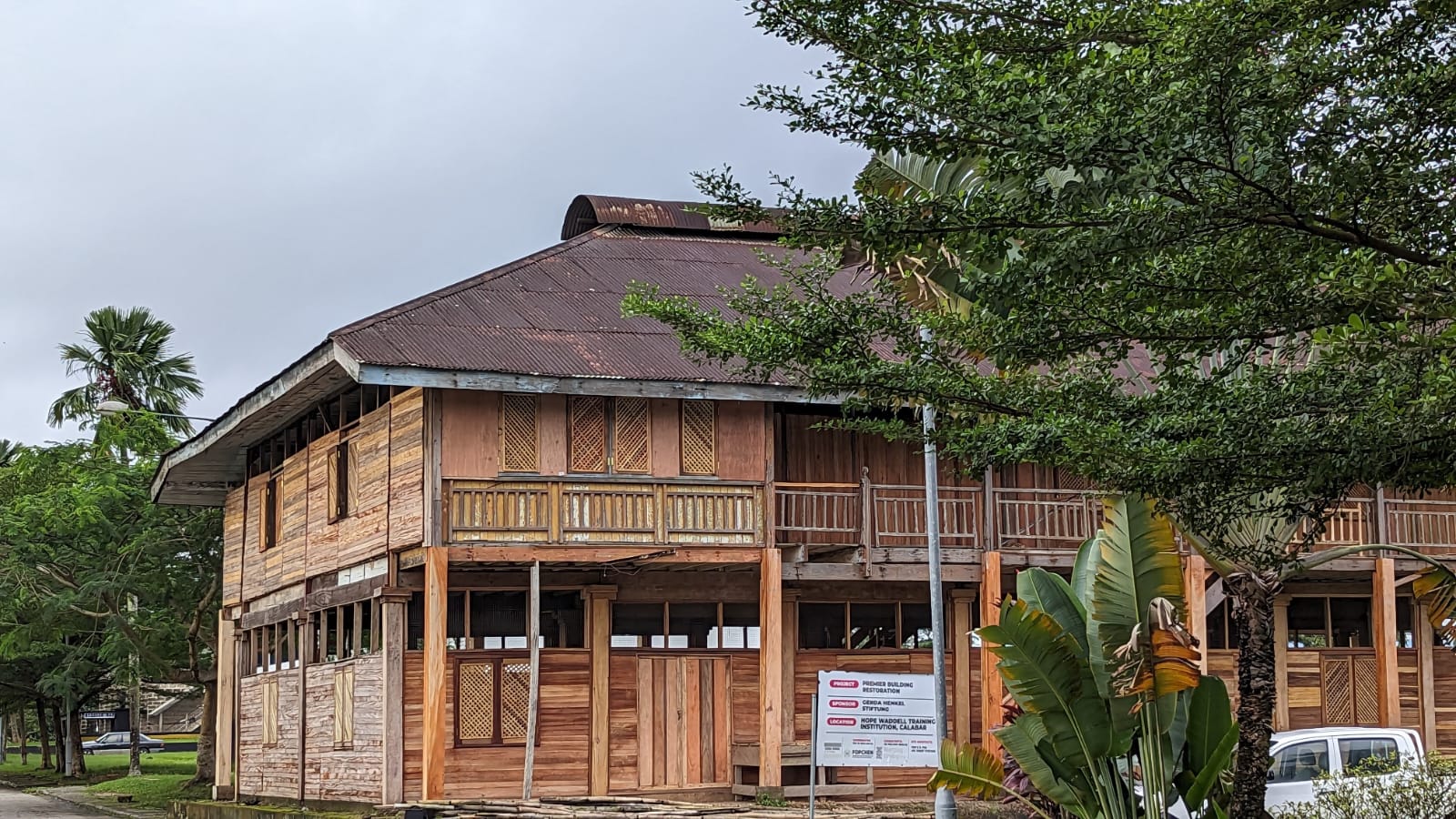 The over 120-yr-old Iconic Hope Waddell building in Cross River undergoing renovation