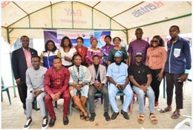 Members of Rotary Club of Akowonjo and other participants at the programme