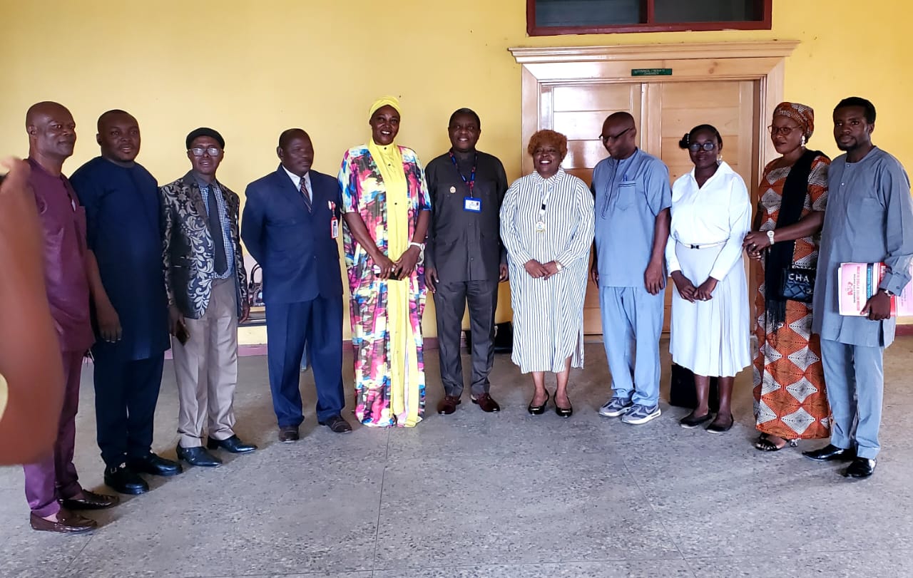 Prof Esimone with the NIPR delegation