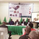 UNN VC and other participants inspecting students and staff research work exhibitions