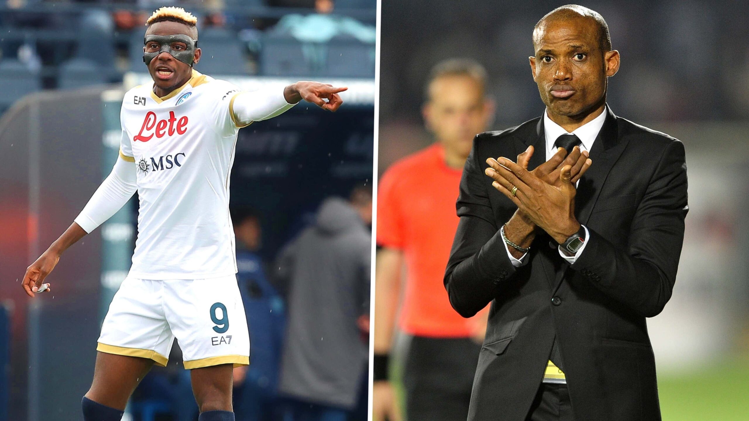 Sunday_Oliseh_and_Victor_Osimhen_of_Napoli