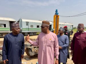 Governor Zulum at the NRC Terminus