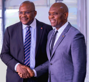 L-R: Osayande Igiehon, and Tony O Elumelu