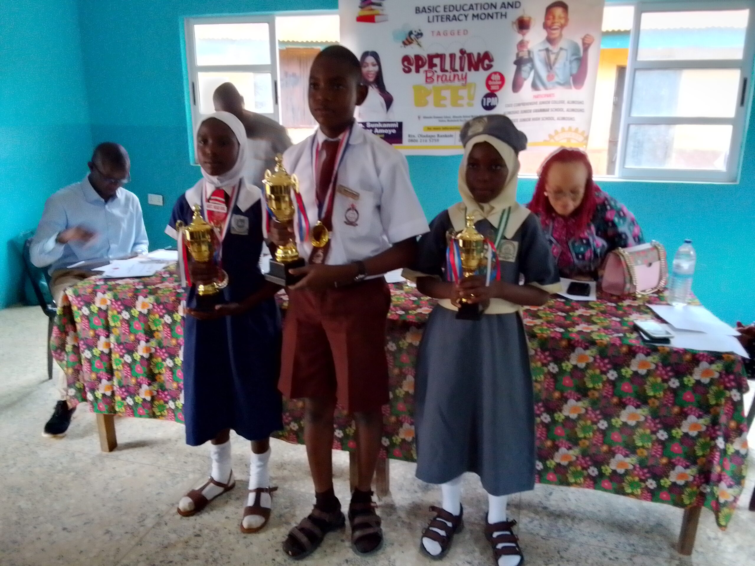 The 3 winners of the competition (1)