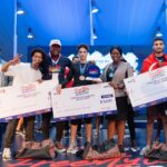 Val Ozigbo with Top 2 Winners of Freestyle Connect Africa 2023