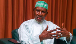 Nigerian ambassador to Saudi Arabia Yahaya Lawal speaking to Arab News