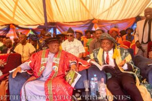 Pro Chancellor , Da Buba Gyang and Vice Chancellor Prof Esimone