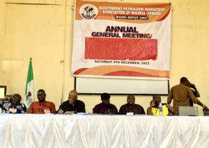 Cross section of the 2023 Delta IPMAN Electoral Committee that conducted the AGM in Warri at the weekend