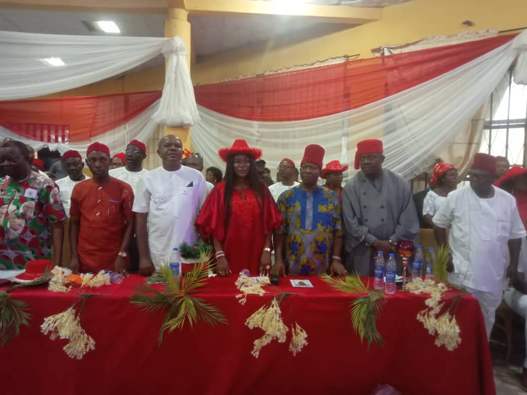 Orogbu with others during teh event