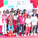 Beneficiaries in a group photograph