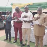 Pastor Achuwa and others during swearing in