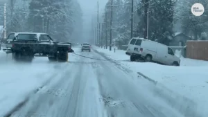 heat wave and snow storm