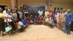 Some of the participants in a group photo during the conference.