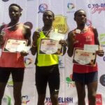 The winning athletes